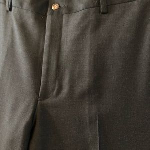 NEW Wool Ralph Lauren Charcoal Dress Pants